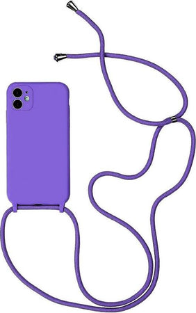 cover--silicone-iphone-11-pro-viola-con-laccio-da-collo