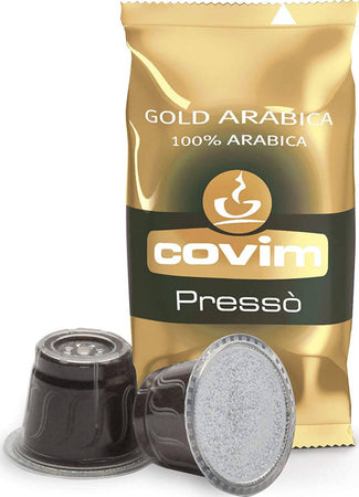 Covim 50 Capsule Gold Arabica Caffè in Capsule Compatibili Nespresso Miscela Gold Arabica Confezione 50 Pz Alimentari e cura della casa/Caffè tè e bevande/Caffè/Cialde e capsule di caffè Franco Pausa Caffè - Albano Laziale, Commerciovirtuoso.it