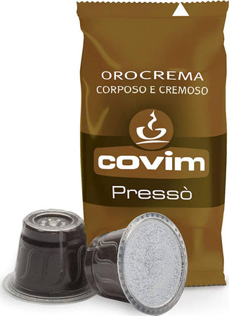 Covim 50x Capsule Orocrema Covim Caffè In Capsule Compatibili Nespresso Miscela Orocrema Confezione Da 50 Pz Alimentari e cura della casa/Caffè tè e bevande/Caffè/Cialde e capsule di caffè Franco Pausa Caffè - Albano Laziale, Commerciovirtuoso.it