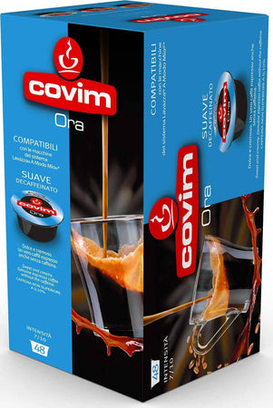 Covim 96 Capsule Caffè Decaffeinato Miscela Dek Caffè in Capsule Covim Ora Compatibili Lavazza a Modo Mio 2 Confezioni Da 48 Pezzi Alimentari e cura della casa/Caffè tè e bevande/Caffè/Cialde e capsule di caffè Franco Pausa Caffè - Albano Laziale, Commerciovirtuoso.it