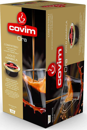 Covim 96 Capsule Caffè Miscela Gold Arabica Compatibili Con Lavazza a Modo Mio Covim Caffè 2 Confezioni Da 48 Pz Alimentari e cura della casa/Caffè tè e bevande/Caffè/Cialde e capsule di caffè Franco Pausa Caffè - Albano Laziale, Commerciovirtuoso.it