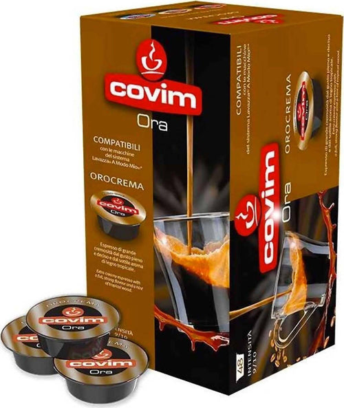 Covim 96x Capsule Compatibili a Modo Mio Covim Caffè Miscela Orocrema Confezione Da 96 pezzi Alimentari e cura della casa/Caffè tè e bevande/Caffè/Cialde e capsule di caffè Franco Pausa Caffè - Albano Laziale, Commerciovirtuoso.it