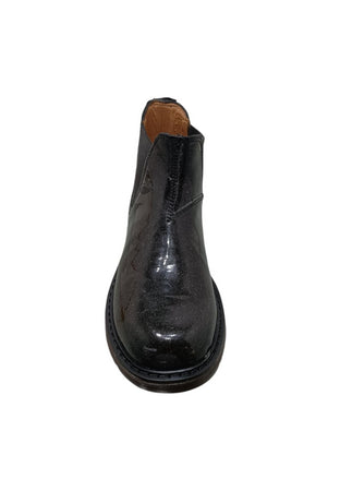 Stivaletti bambino Grunland Junior Taba nero pelle - Stile classico con elastico