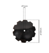 Disco frangizolle dentato con ø 610mm spessore 5mm e foro quadrato di 41mm