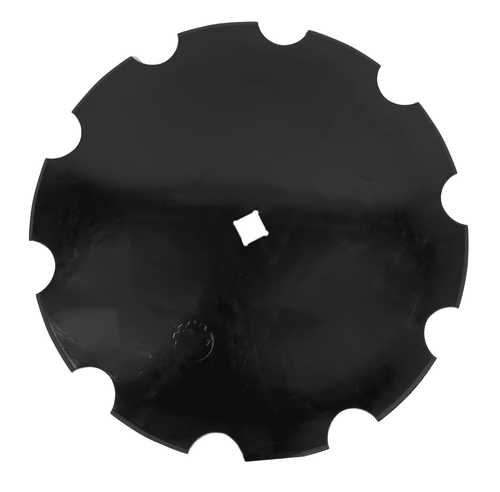 Disco frangizolle dentato Ø 610mm sp. 6mm con foro quadrato da 31mm