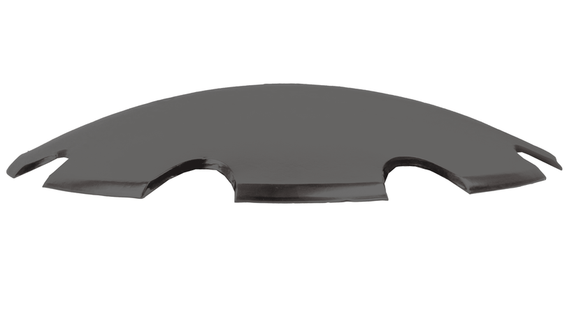 Disco frangizolle dentato Ø 610mm sp. 6mm con foro quadrato da 33mm