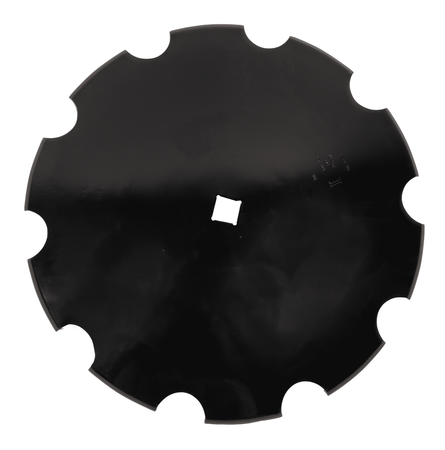 Disco frangizolle dentato Ø 610mm sp. 6mm con foro quadrato da 33mm