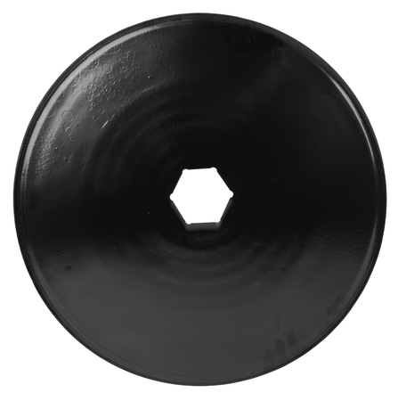Disco frangizolle liscio Ø 610mm sp. 6mm con foro esagonale da 92mm