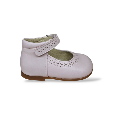 Ballerine Bambina PANYNO Rosa Pelle con Fibbia – Scarpe Primi Passi e Cerimonia Eleganti