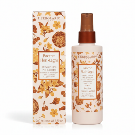 Crema Fluida per il Corpo Bacche Fiori Legni