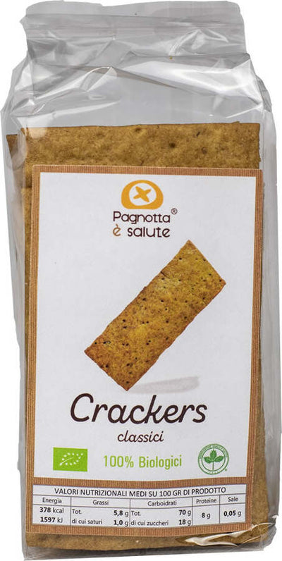 Crackers Biologici Semi-Integrali Senza Lievito 90gr. Crackers Vegani 100% Grani Antichi Siciliani Made in Italy Crackers Classici Bio Alimentari e cura della casa/Snack dolci e salati/Cracker/All'acqua Pagnotta è Salute - Milazzo, Commerciovirtuoso.it