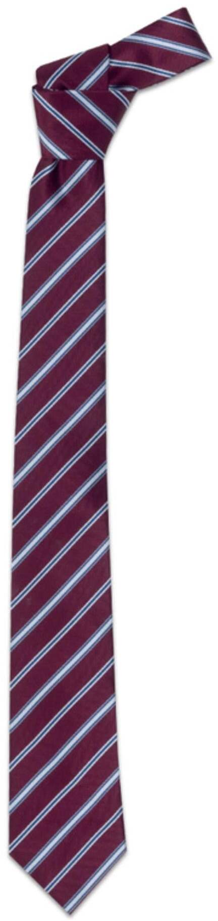 Cravatta Classica Bordeaux Rigato