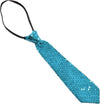 Cravatta-Paillettes-Azzurro-Teatro-Paillette-Raso-Cravattino-Frack-Festa-Ballo