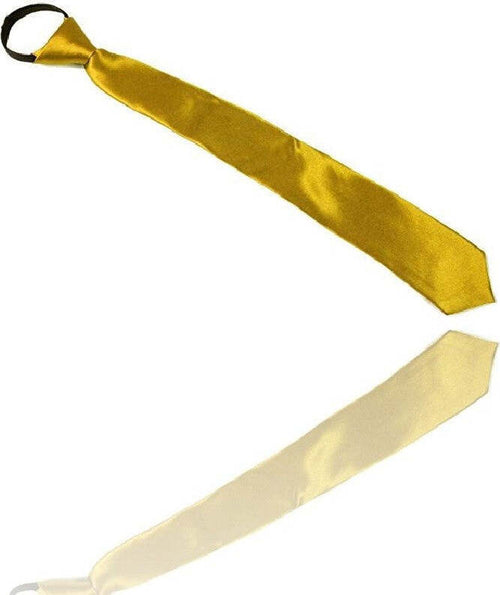 Cravatta Seta Giallo Zip Cravattino Frack Papillon Sottile Uomo Donna Moda/Abbigliamento specifico/Costumi e accessori/Costumi e cosplay/Adulti Trade Shop italia - Napoli, Commerciovirtuoso.it