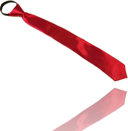 Cravatta Seta Raso Rosso Zip Cravattino Frack Papillon Sottile Uomo Donna Moda/Abbigliamento specifico/Costumi e accessori/Costumi e cosplay/Adulti Trade Shop italia - Napoli, Commerciovirtuoso.it