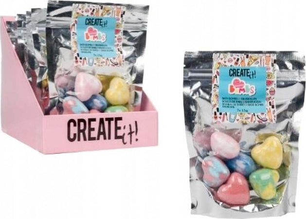 Create It! Bombe Frizzanti Cuori 7 Pz Giochi e giocattoli/Giochi educativi e scientifici/Kit e esperimenti di scienze Scontolo.net - Potenza, Commerciovirtuoso.it