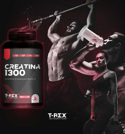 Creatina-Micronizzata-Monoidrato-100-compresse-da-1,5-gr-T-Rex