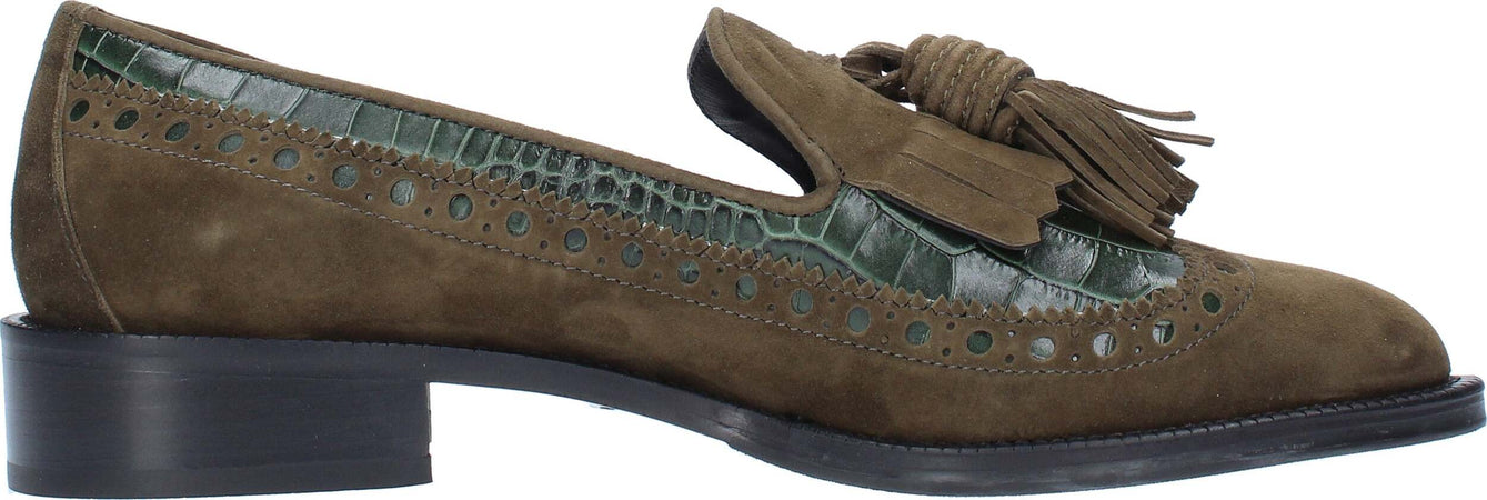 CREATIVE-Scarpe-basse-Verde-da-donna