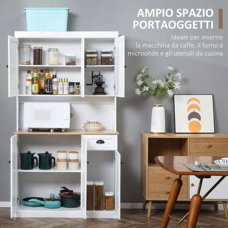 credenza-alta-armadio-Mobile-per-microonde-Dispensa-Cucina-in-Legno-con-Armadietti-e-Cassetto-Stile-Country,-101x39x180cm,-Bianco--soggiorno-salotto-sala-pranzo-F835-112V83WTA