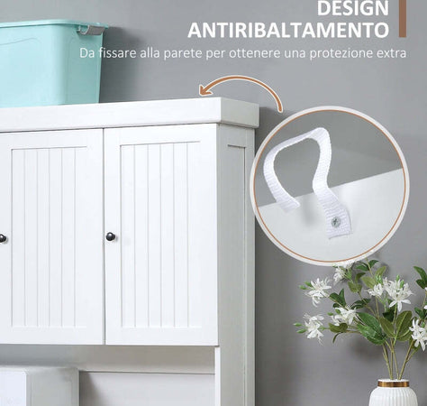 credenza-alta-armadio-Mobile-per-microonde-Dispensa-Cucina-in-Legno-con-Armadietti-e-Cassetto-Stile-Country,-101x39x180cm,-Bianco--soggiorno-salotto-sala-pranzo-F835-112V83WTA