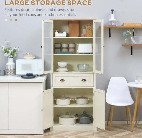 credenza-alta-da-cucina-mobile-Dispensa-a-5-Livelli-con-Cassetto-Centrale-in-MDF-e-legno,-76x40x182.5-cm,-Bianco-Crema-,-anche-ingresso-soggiorno-salotto-camera-bagno-F835-602WTA