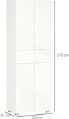credenza-alta-Dispensa-Cucina-con-4-Ante,-3-Ripiani-Regolabili-e-Mensole-a-5-Livelli-in-MDF-e-legno,-60x35x170-cm,-Bianco-,-anche-ingresso-soggiorno-bagno-F835-612A