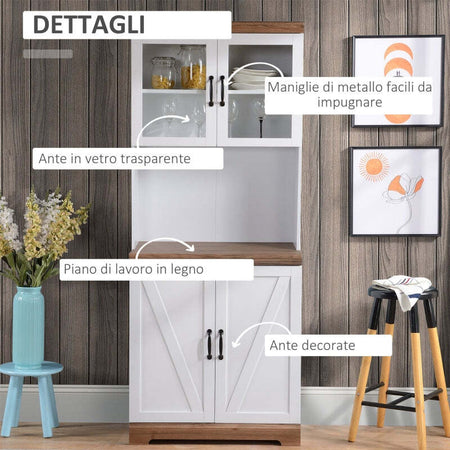credenza-alta-Dispensa-Cucina-in-MDF-con-Armadietto-Superiore-e-Inferiore-a-2-Ante-e-Piano-di-Lavoro,-72x40x178-cm-sala-da-pranzo--soggiorno-F835-394A