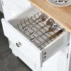 Credenza-Alta-per-Cucina,-Mobile-Buffet-in-Legno-Bianco--Armadio-Dispensa-in-Stile-Classico,-Bianco,-70x39.5x170cm-anche-ufficio-studio-F835-276A
