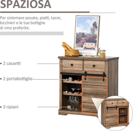 Credenza-da-Cucina-in-Stile-Industriale-porta-bottiglie,-Dispensa-per-Sala-da-Pranzo-,-Cassettiera-da-Soggiorno-Vintage-anche-mobile-ingresso-F835-336A