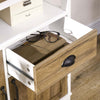 credenza-madia-soggiorno-ingresso-camera-mobile-Cucina-Stile-Rustico-con-Armadietti-e-Cassetto--76.6x-35x-81.5cm,-Bianco-e-Marrone-F838-344V00CGA