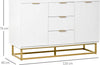 Credenza-Moderna-Bianca,-madia-Bassa-Buffet-per-Cucina-o-Sala-da-Pranzo-con-3-Cassetti-e-2-Ante,-120x40x76cm-,-mobile-tv-F837-151A