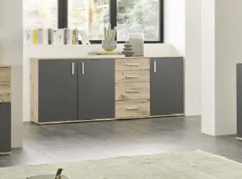 credenza-moderna-madia-soggiorno-cucina-ingresso-cassettiera-camera-salotto-in-legno-mobile-multiuso-ufficio-studio-dispensa-moderno-buffet-tv-marrone-rovere-e-grigio-scuro-T2056,59,2S