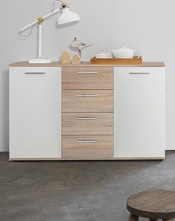 credenza-moderna-madia-soggiorno-cucina-ingresso-cassettiera-camera-salotto-in-legno-mobile-multiuso-ufficio-studio-dispensa-moderno-buffet-tv-bianco-e-marrone-chiaro-T2253,177S