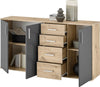 credenza-moderna-madia-soggiorno-cucina-ingresso-cassettiera-camera-salotto-in-legno-mobile-multiuso-ufficio-studio-dispensa-moderno-buffet-tv-marrone-rovere-e-grigio-scuro-T2056,59,2S