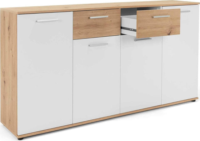 credenza-moderna-madia-soggiorno-cucina-ingresso-cassettiera-camera-salotto-in-legno-mobile-multiuso-ufficio-studio-dispensa-moderno-buffet-tv-bianco-e-marrone-T2253,178,0S