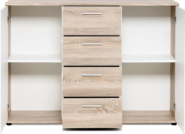 credenza-moderna-madia-soggiorno-cucina-ingresso-cassettiera-camera-salotto-in-legno-mobile-multiuso-ufficio-studio-dispensa-moderno-buffet-tv-bianco-e-marrone-chiaro-T2253,177S