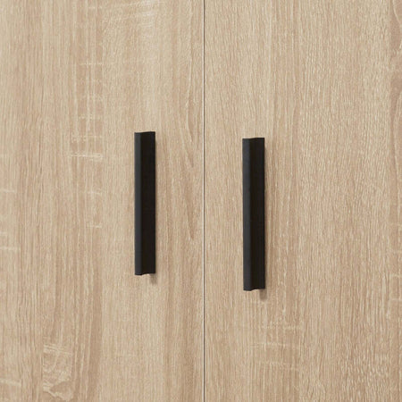 Credenza-Moderna-Multiuso-con-Armadietto-e-Cassetto-in-Legno-80x30x96.5cm-,-madia-comò-mobile-F839-384NDA