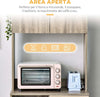 Credenza-Moderna-per-Cucina-o-Sala-da-Pranzo,-Buffet-armadio-con-Cassetti-in-Legno,-Grigio,-71x41x178cm-mobile-multiuso-soggiorno-ufficio-studio-bagno-F801-098V01A