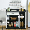 credenza-soggiorno-salotto-ingresso-Mobiletto-da-Cucina-Moderno-in-MDF-con-2-Armadietti,-1-Cassetto-e-Ripiani-Regolabili,-90x40x90-cm,-Bianco-e-Nero-anche-ufficio-studio-camera-bagno-F838-221A
