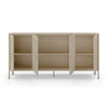 Credenza Tayra in metallo con 4 ante 160 cm. crema