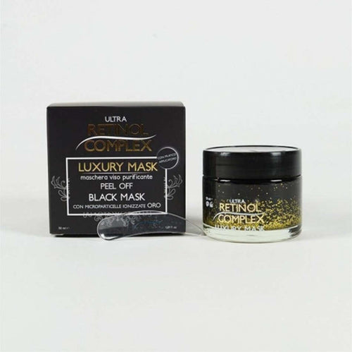 CREMA 50 ML BLACK MASK CON MICROPARTICELLE IONIZZATE ORO MASCHERA VISO PULIZIA Bellezza/Cura della pelle/Viso/Maschere Trade Shop italia - Napoli, Commerciovirtuoso.it