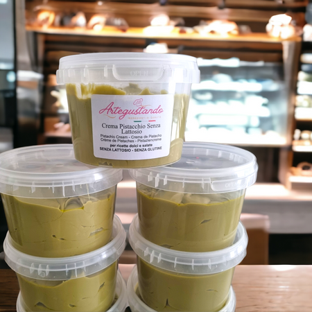 Kit Creme Spalmabili – Pistacchio Senza Lattosio + Cocco Senza Glutine – 500g x 2