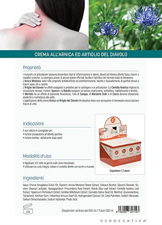 Crema-all'ARNICA-ed-Artiglio-del-Diavolo-(Iperico-e-Centella-Asiatica)---Bio-e-Vegan---Cruelty-free---Nickel-Tested