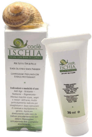 Crema con Bava di Lumaca Helix Aspersa - 50ml Ideale Per Smagliature Macchie Cutanee Acne Arrossamento Irritazioni Prodotta in Italia Coclè