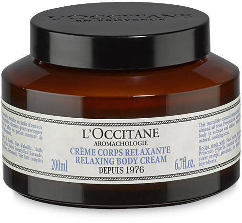 Crema Corpo Rilassante 200ml L'Occitane Aromachologie Idratante Mandorla Dolce Oli Essenziali L'Occitane En Provence