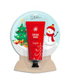 Crema Mani Fragola Seta Blu 100ml Idea Regalo Natale Confezione Palla Di Neve