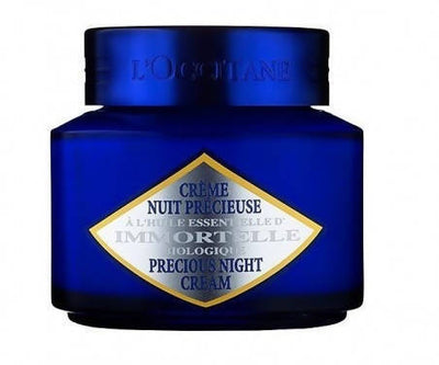 Crema Notte Anti Rughe preziosa immortelle 50 ml L'Occitane per Stimolare la Produzione di Collagene L'Occitane En Provence