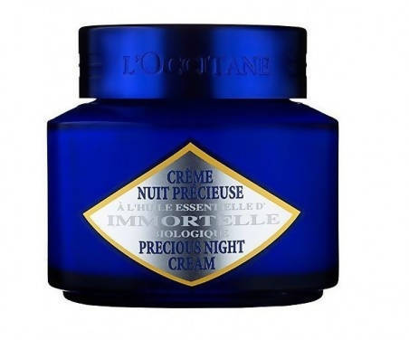 Crema Notte Anti Rughe preziosa immortelle 50 ml L'Occitane per Stimolare la Produzione di Collagene L'Occitane En Provence
