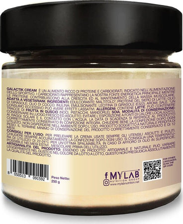 Crema Proteica Senza Zuccheri Spalmabile Galactik 250g Cioccolato Bianco, con Il 24% di Proteine del Siero Latte con Zero Zuccheri. Senza Olio di Palma - T-rex Integratori Alimentari e cura della casa/Marmellate miele e creme spalmabili/Creme e cioccolati spalmabili MyLab Nutrition - Roma, Commerciovirtuoso.it