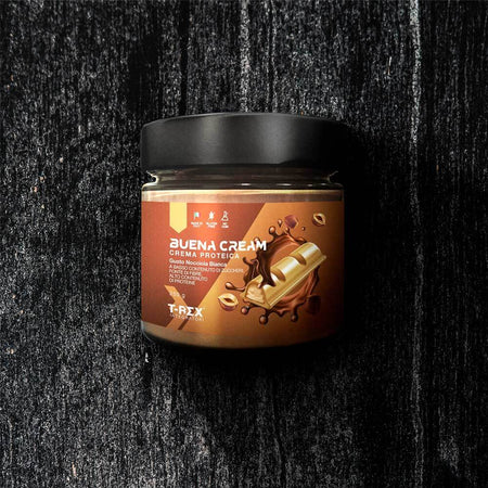 Crema Proteica Spalmabile Buena Cream 250g Nocciola Bianca con Il 20% di Proteine del Siero Latte, Senza Olio Di Palma - T-rex Integrator Alimentari e cura della casa/Marmellate miele e creme spalmabili/Creme e cioccolati spalmabili MyLab Nutrition - Roma, Commerciovirtuoso.it